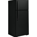 GE BLACK 18C TOP FREEZER REFRIGERATOR - Refrigerators - Additional View 3
