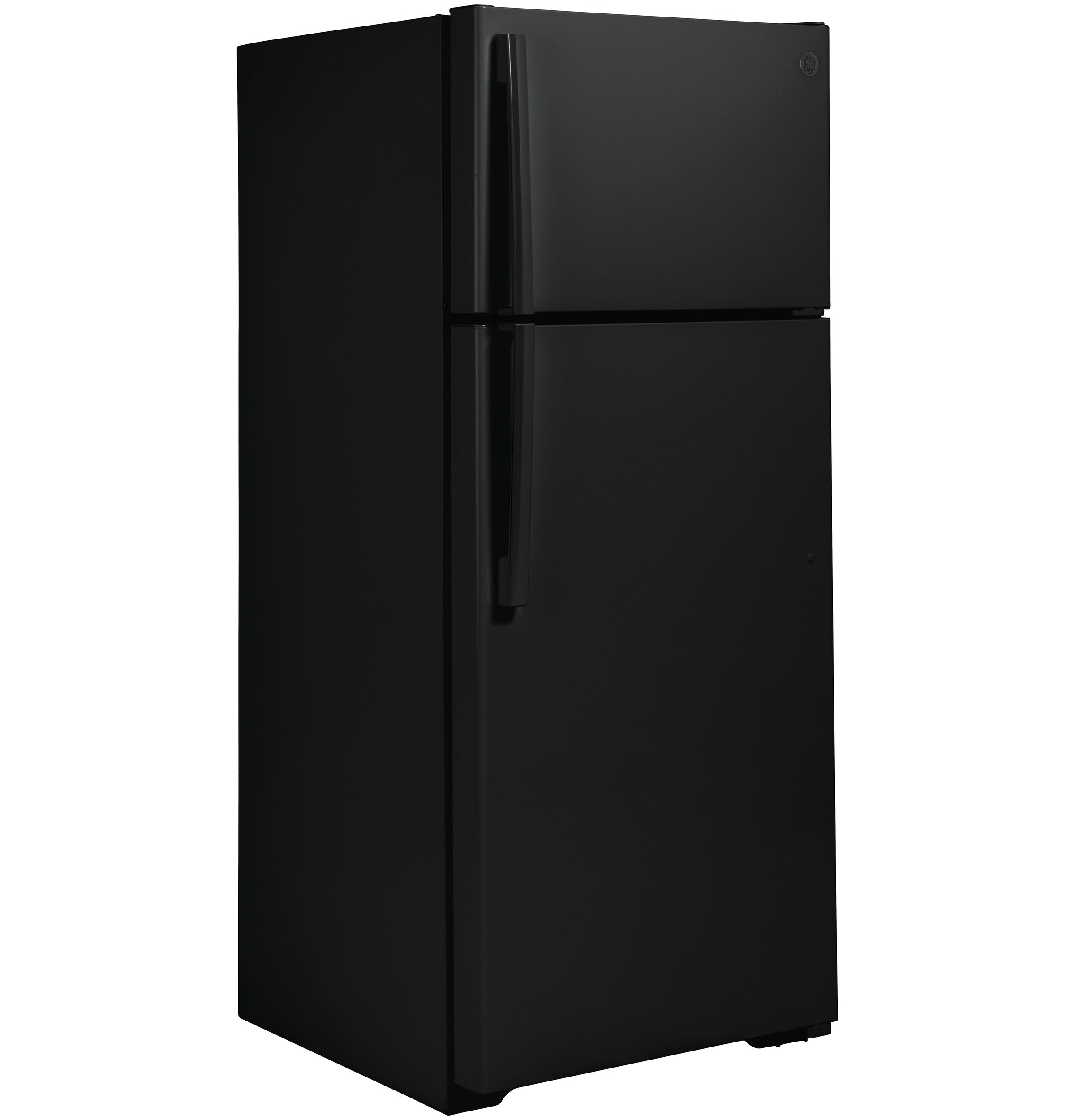 GE BLACK 18C TOP FREEZER REFRIGERATOR - Refrigerators - Additional View 3