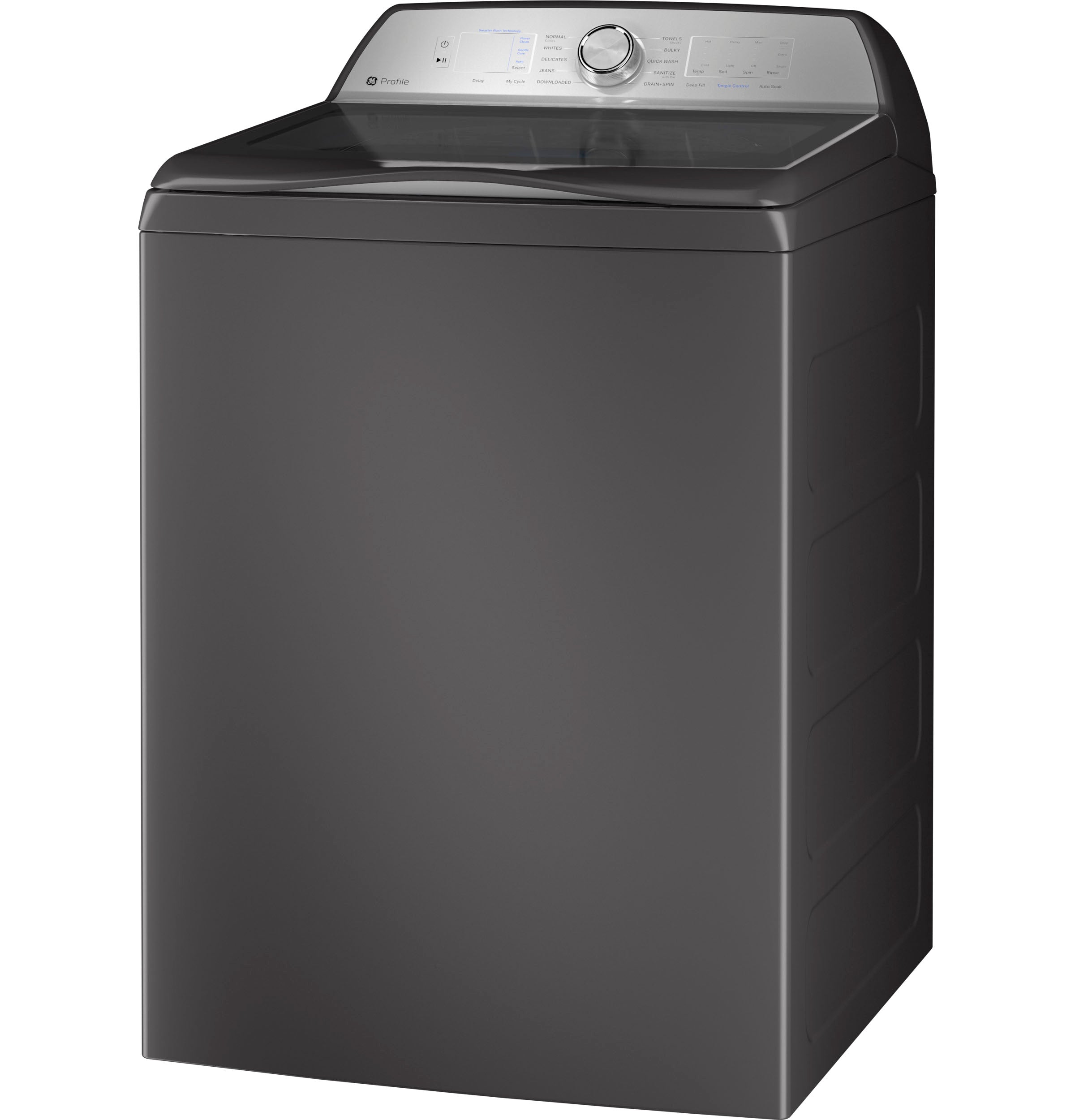 GE DIAMOND GRAY PROFILE 5CU TOP LOAD WASHER - Dark Gray - Washers - Additional View 2