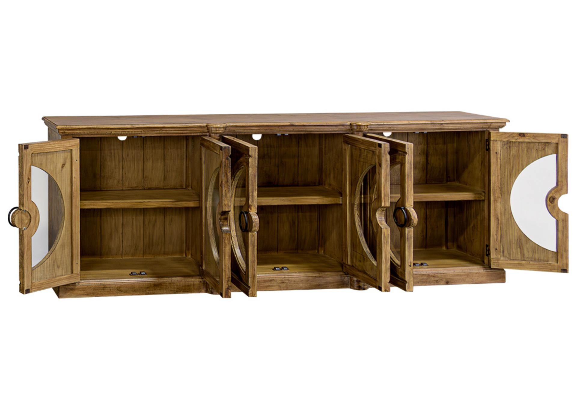 EVERTON SMOOTH PECAN CONSOLE - Additional View 2