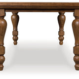 Ashley Furniture - CHADWORTH BROWN DINING TABLE - Light Brown Wood - Tables - Additional View 3