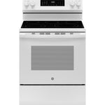 GE WHITE ELECTRIC CONVECTION WITH AIR FRY RANGE - Ranges