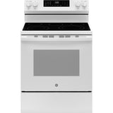 GE WHITE ELECTRIC CONVECTION WITH AIR FRY RANGE - Ranges