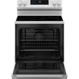 GE WHITE ELECTRIC CONVECTION WITH AIR FRY RANGE - Ranges - Additional View 2