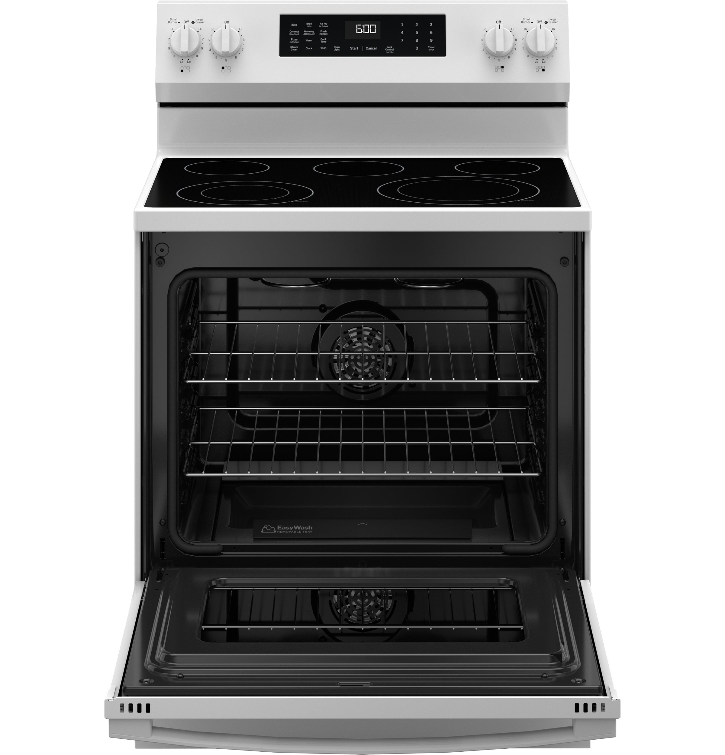 GE WHITE ELECTRIC CONVECTION WITH AIR FRY RANGE - Ranges - Additional View 2