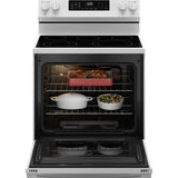 GE WHITE ELECTRIC CONVECTION WITH AIR FRY RANGE - Ranges - Additional View 3