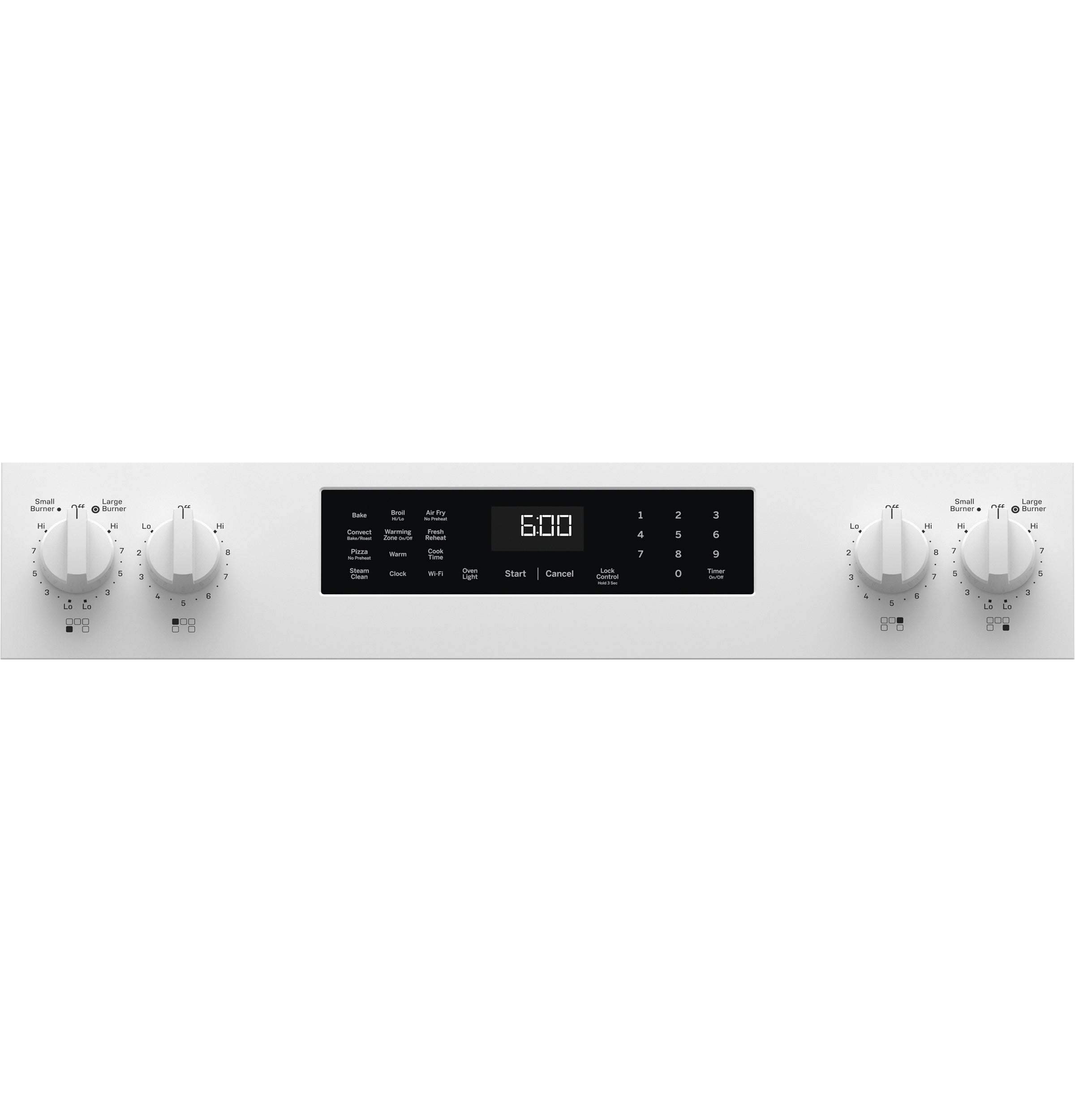 GE WHITE ELECTRIC CONVECTION WITH AIR FRY RANGE - Ranges - Additional View 4