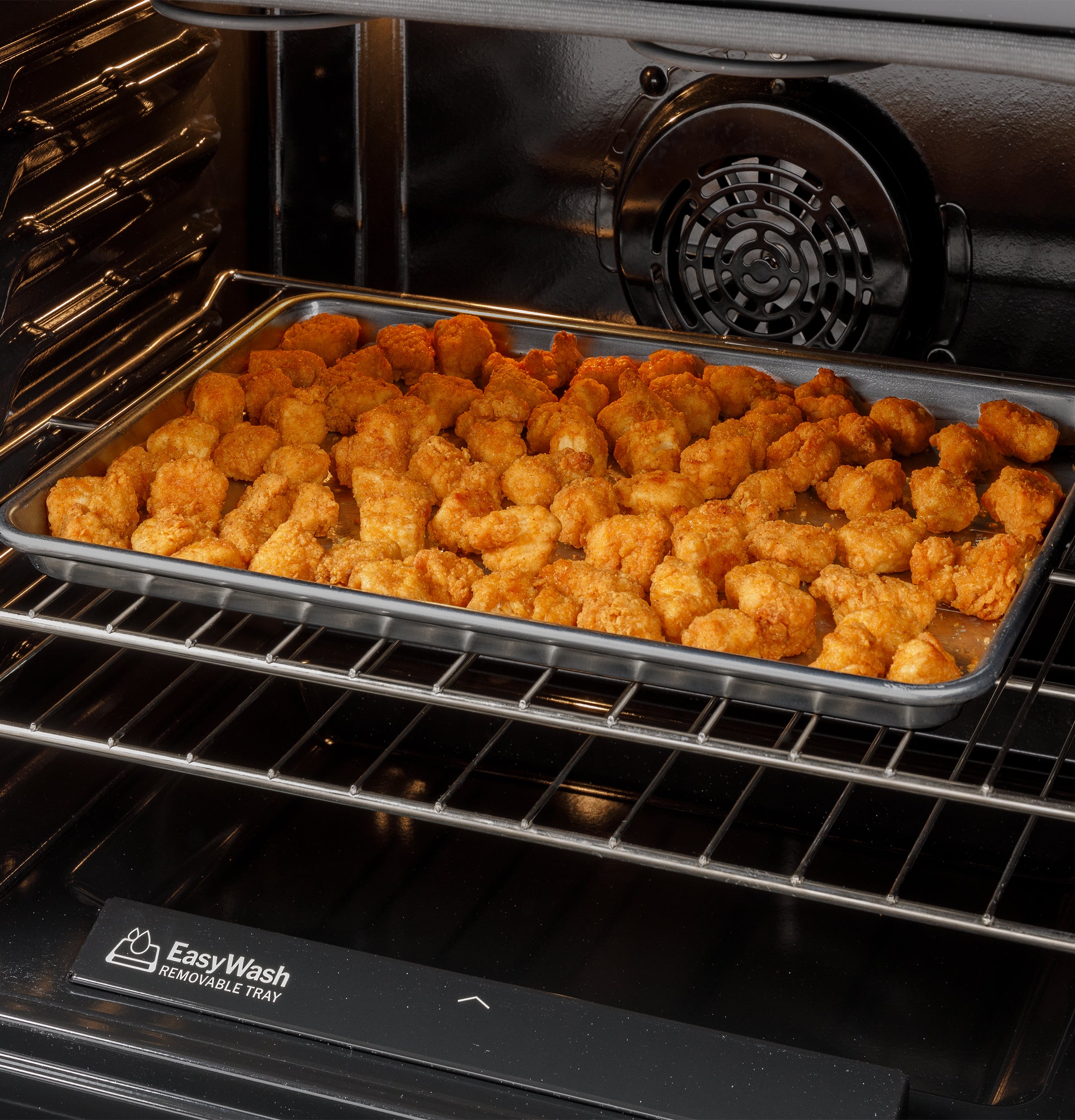 GE WHITE ELECTRIC CONVECTION WITH AIR FRY RANGE - Ranges - Additional View 15