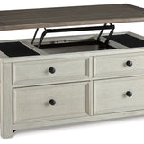 Ashley Furniture - BOLANBURG LIFT TOP COCKTAIL TABLE - White Wood - Tables - Additional View 4