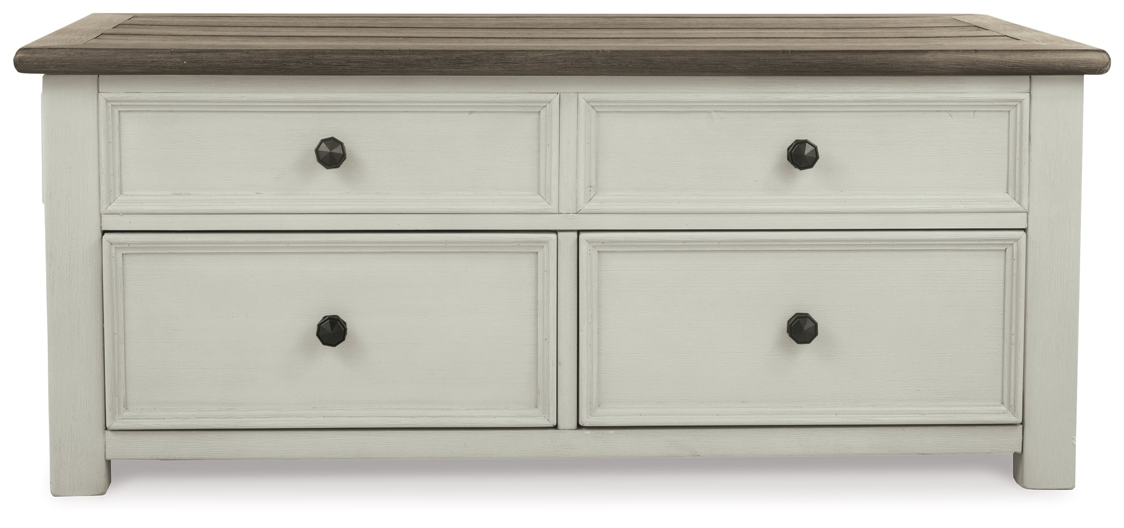 Ashley Furniture - BOLANBURG LIFT TOP COCKTAIL TABLE - White Wood - Tables - Additional View 5