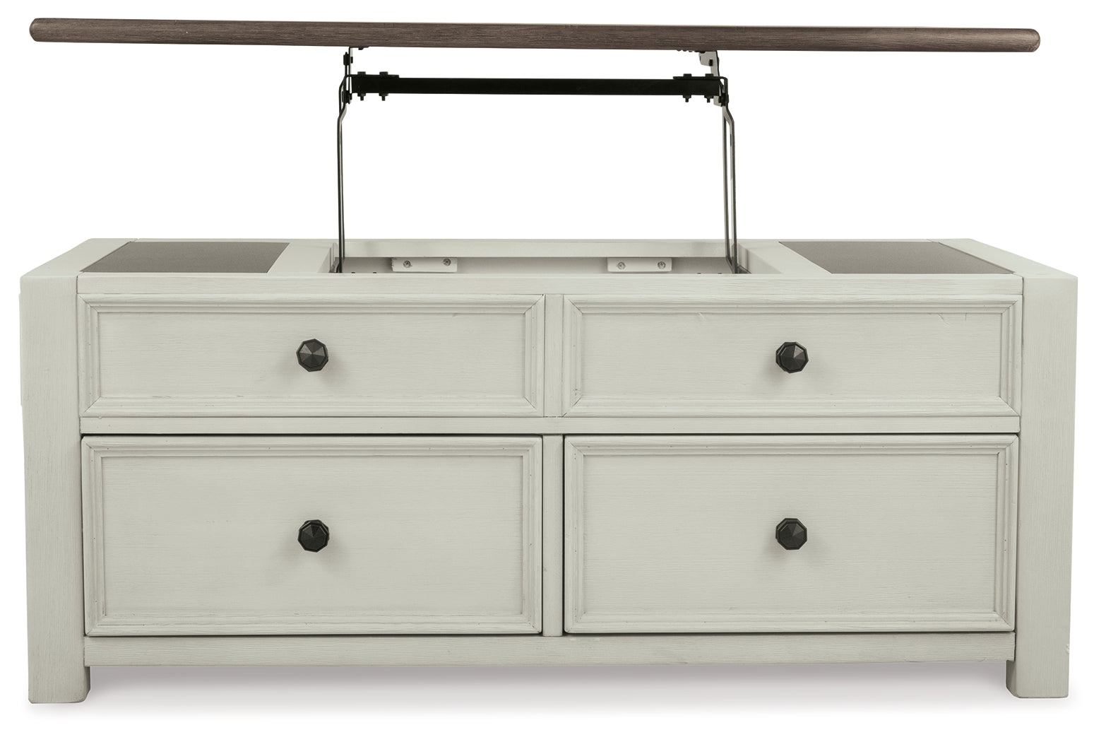 Ashley Furniture - BOLANBURG LIFT TOP COCKTAIL TABLE - White Wood - Tables - Additional View 6