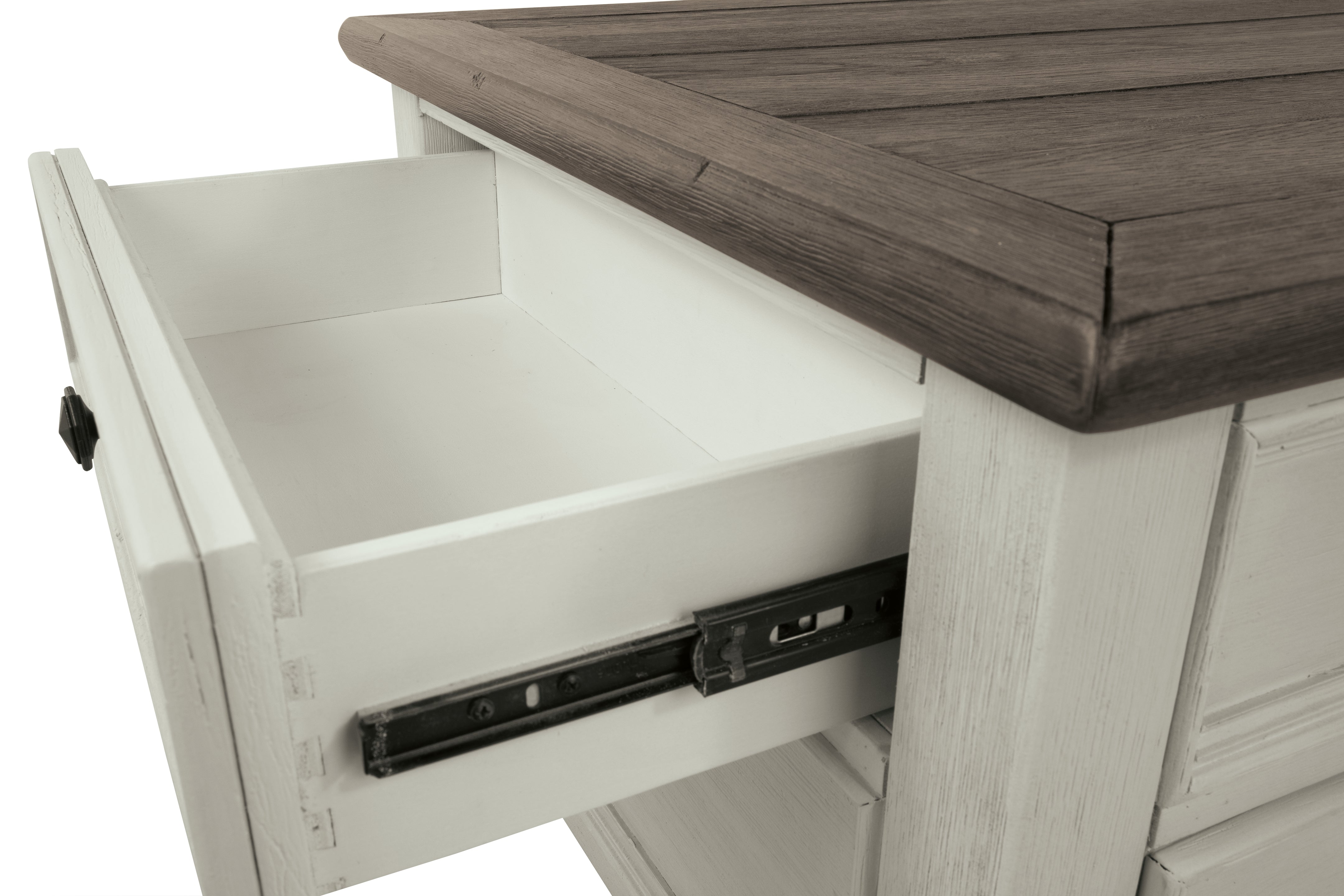 Ashley Furniture - BOLANBURG LIFT TOP COCKTAIL TABLE - White Wood - Tables - Additional View 11