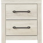 Ashley Furniture - Cambeck Two Drawer Night Stand - White - Beige Wood - Nightstands - Additional View 2