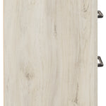 Ashley Furniture - Cambeck Two Drawer Night Stand - White - Beige Wood - Nightstands - Additional View 5