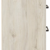 Ashley Furniture - Cambeck Two Drawer Night Stand - White - Beige Wood - Nightstands - Additional View 5