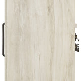 Ashley Furniture - Cambeck Two Drawer Night Stand - White - Beige Wood - Nightstands - Additional View 6