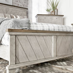 Steve Silver Furniture - Bear Creek Queen Bed - White - Faux Leather - Beds - Additional View 1