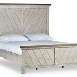 Steve Silver Furniture - Bear Creek Queen Bed - White - Faux Leather - Beds - Additional View 5