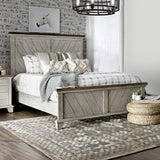 Steve Silver Furniture - Bear Creek Queen Bed - White - Faux Leather - Beds - Additional View 6