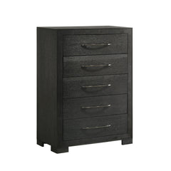 Elements International - ALLAN BLACK CHEST - Wood - Chests