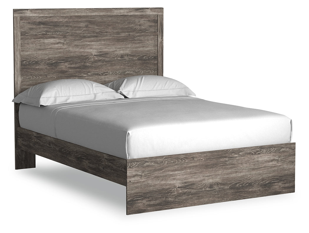 Ashley Furniture - Ralinski Full Panel Bed - Brown - Gray Wood - Beds