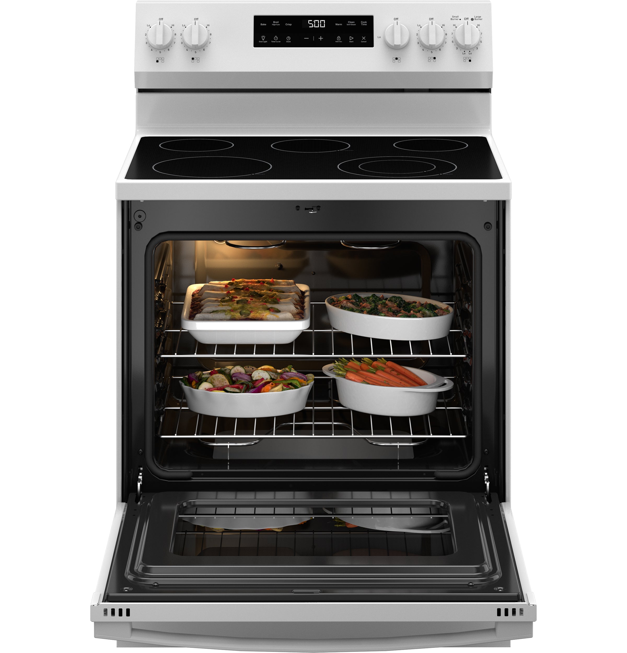 GE WHITE 30" FREE-STANDING WHITE RANGE - Ranges - Additional View 3