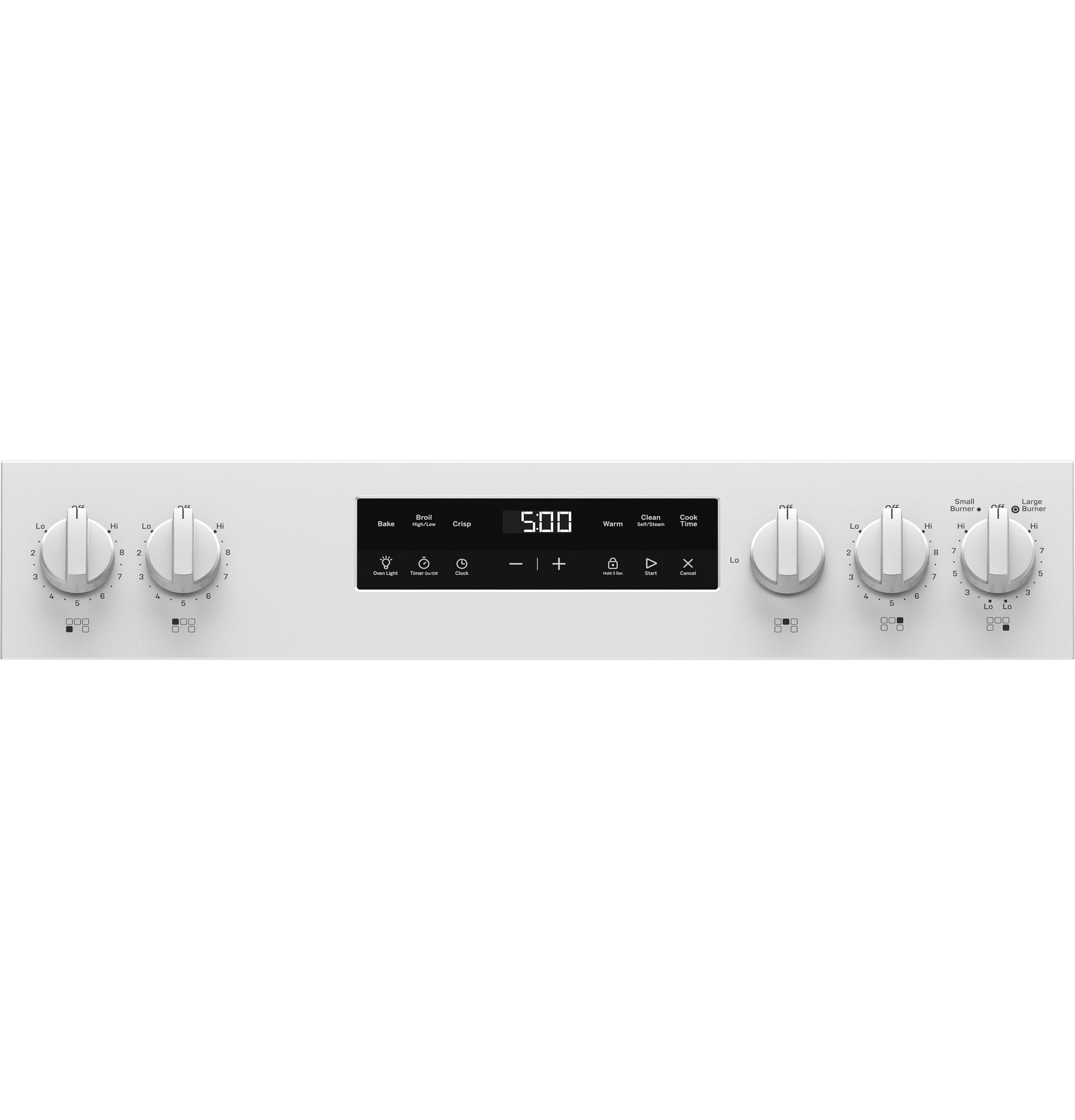 GE WHITE 30" FREE-STANDING WHITE RANGE - Ranges - Additional View 4