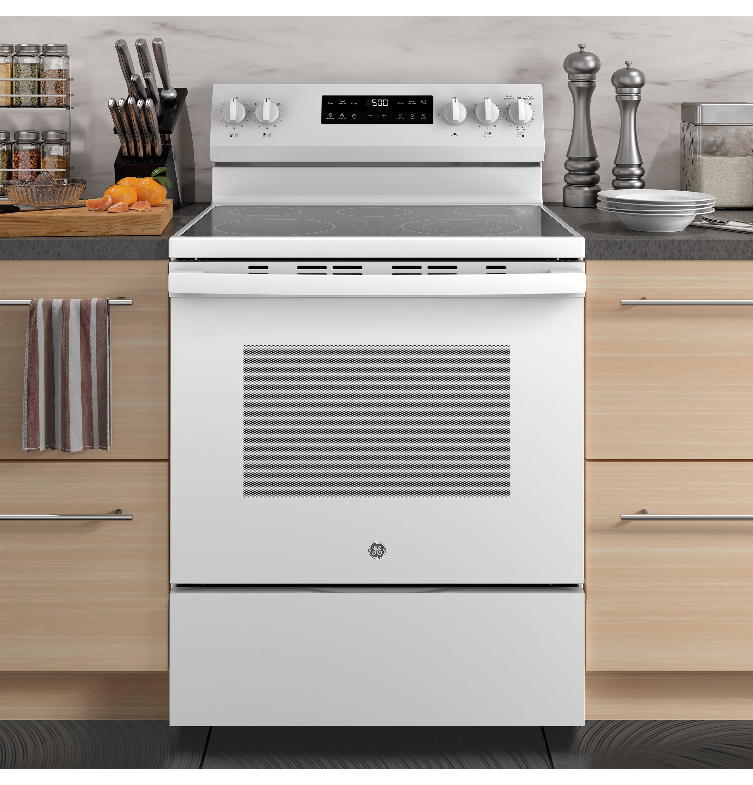 GE WHITE 30" FREE-STANDING WHITE RANGE - Ranges - Additional View 5