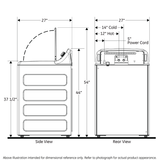 GE WHITE COMMERCIAL TOP LOAD 4.3CU WASHER - Washers - Additional View 28