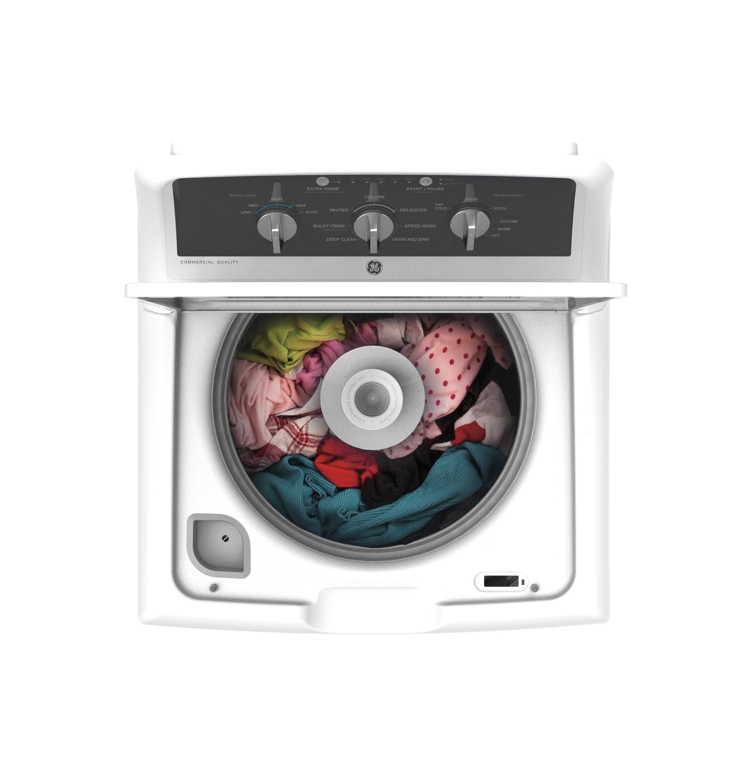 GE WHITE COMMERCIAL TOP LOAD 4.3CU WASHER - Washers - Additional View 11