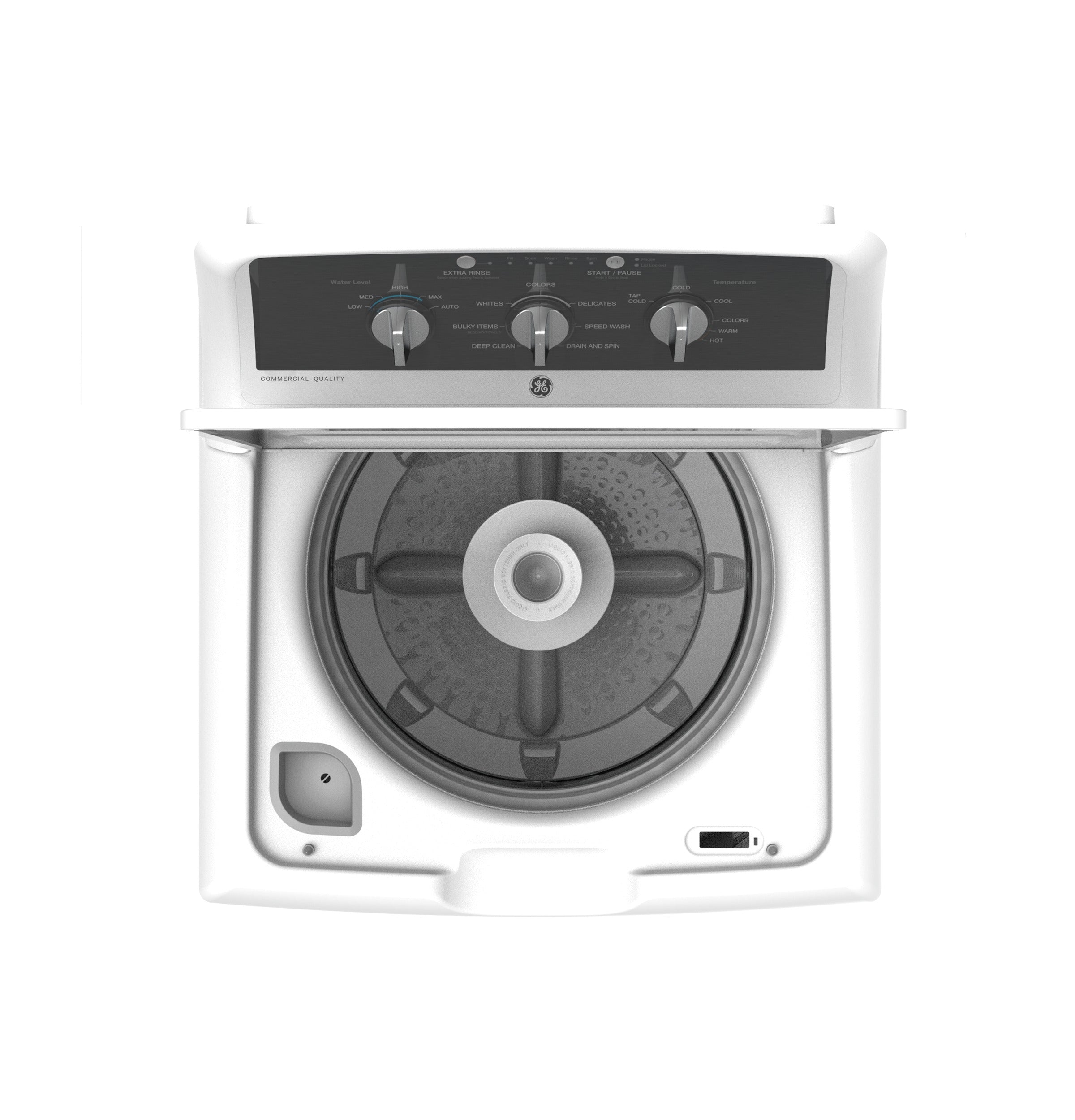 GE WHITE COMMERCIAL TOP LOAD 4.3CU WASHER - Washers - Additional View 12