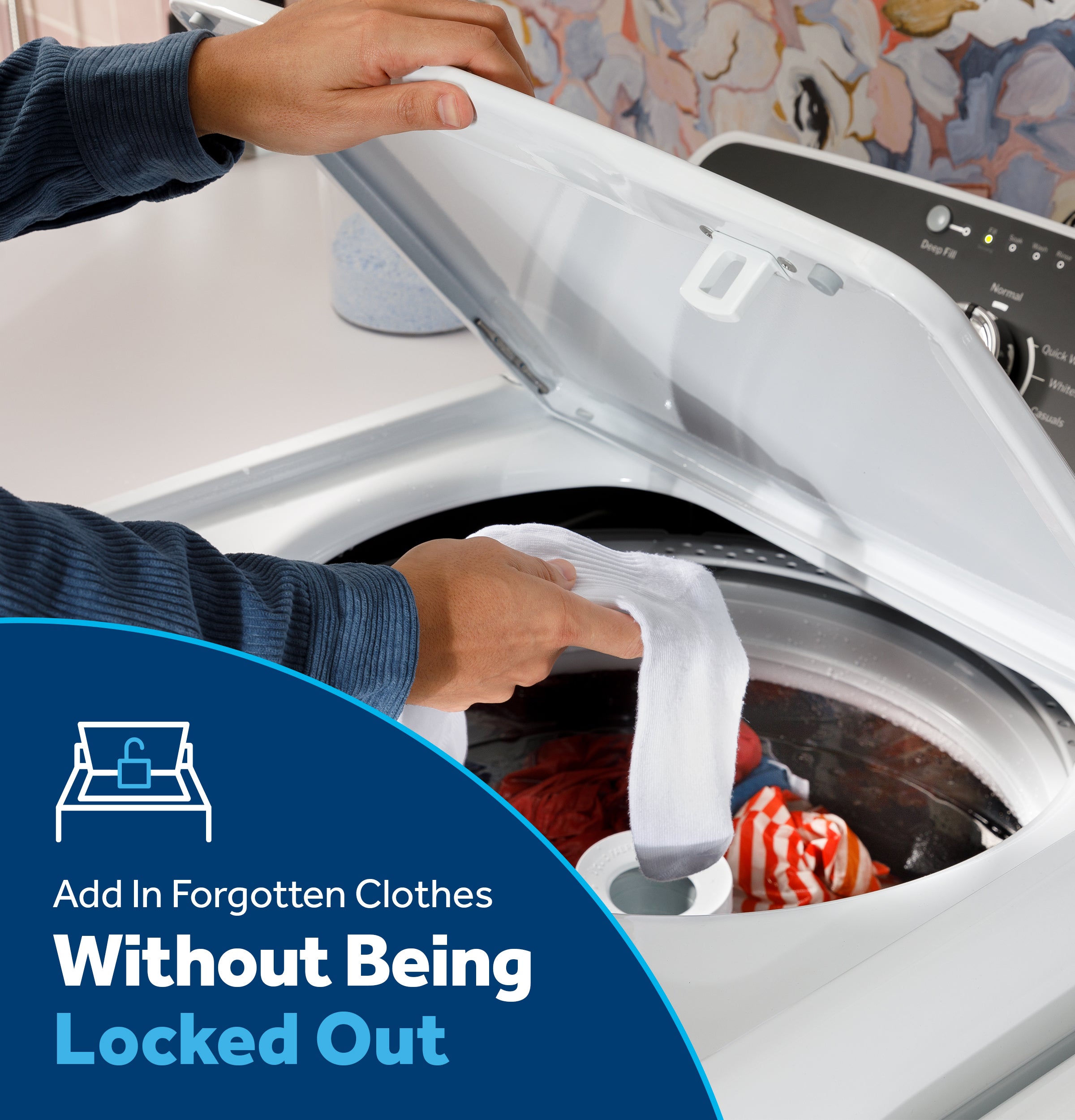 GE WHITE COMMERCIAL TOP LOAD 4.3CU WASHER - Washers - Additional View 20