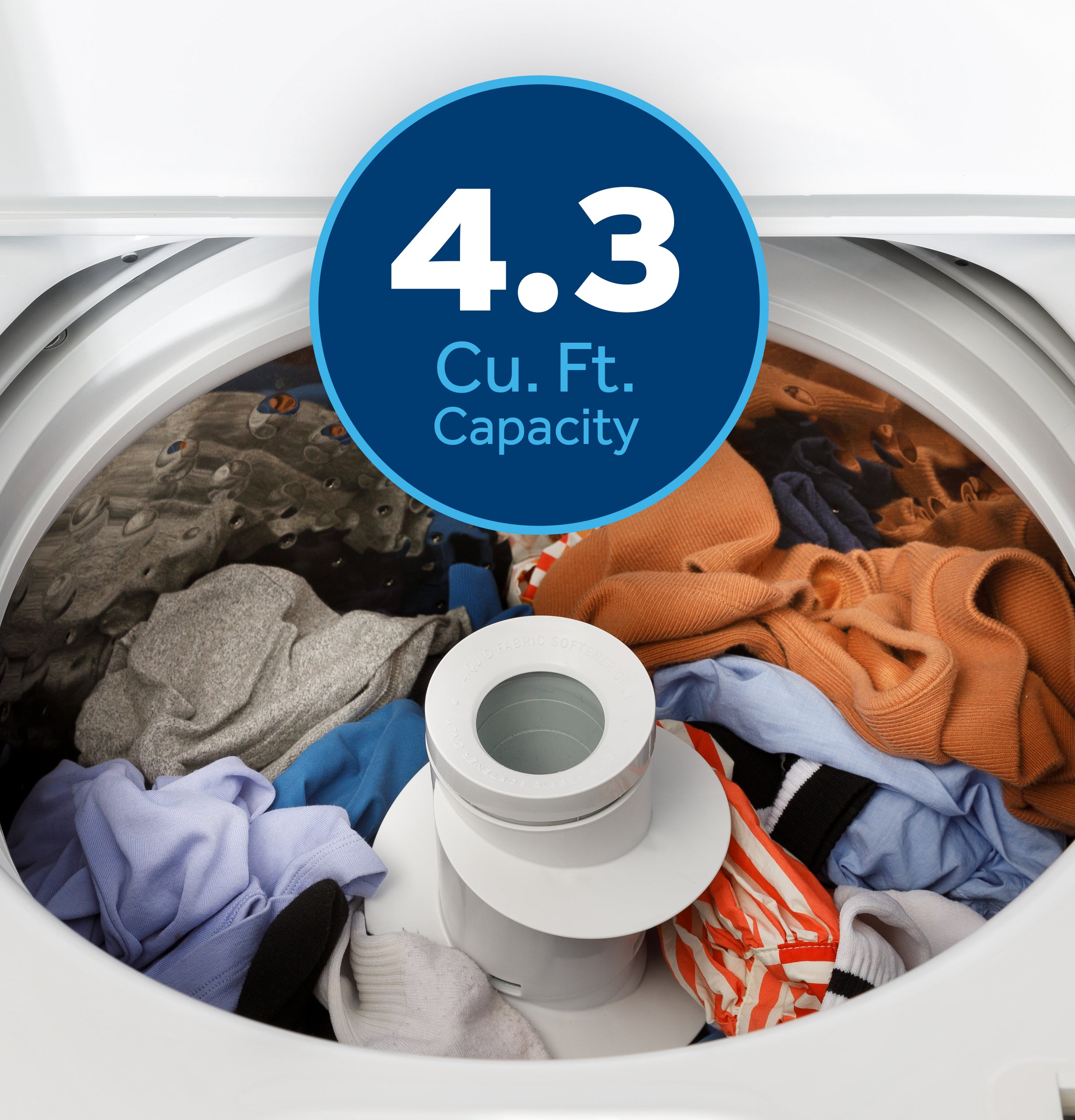 GE WHITE COMMERCIAL TOP LOAD 4.3CU WASHER - Washers - Additional View 21