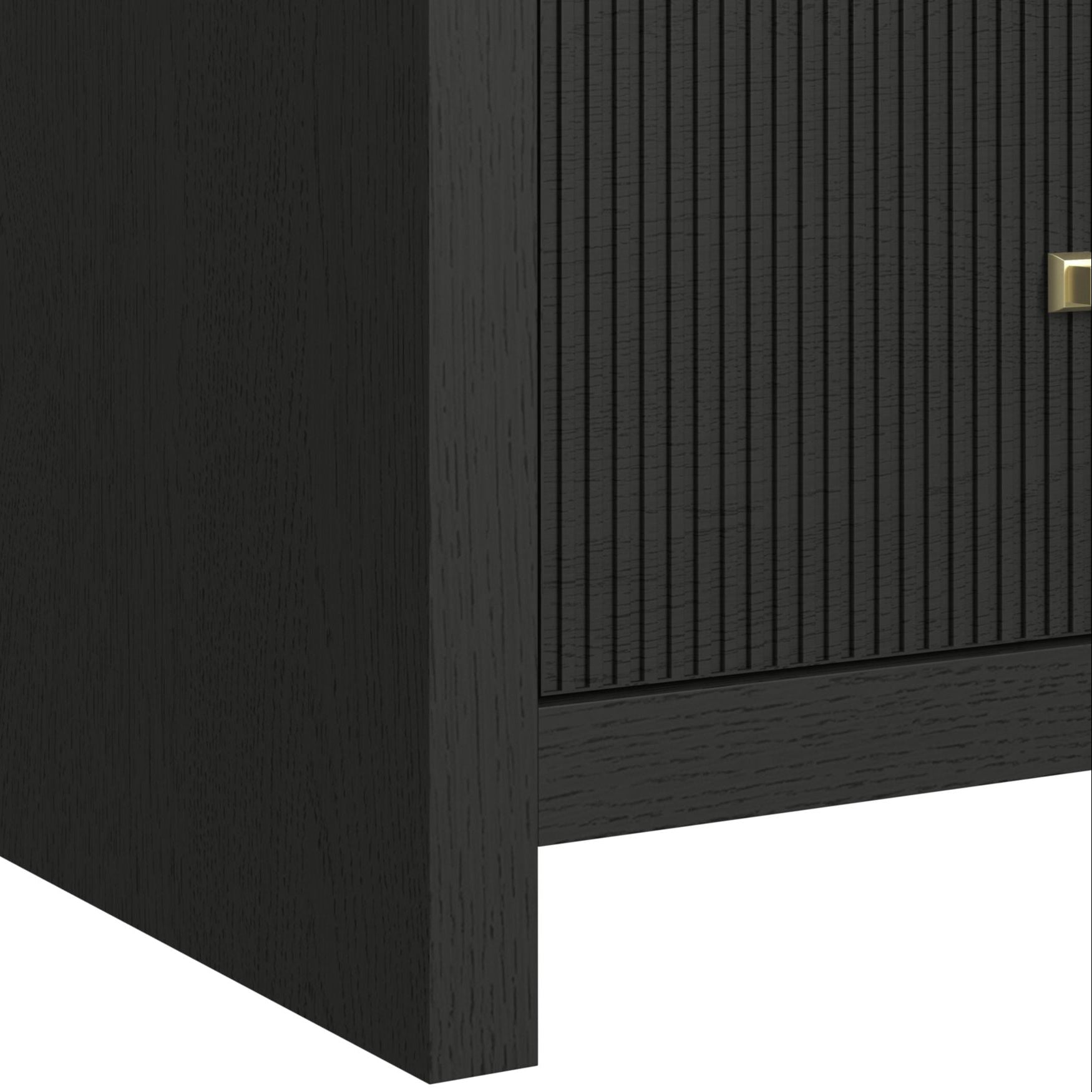 Elements International - RIDGEMONT BLACK 5 DRAWER CHEST - Wood - Chests - Additional View 7