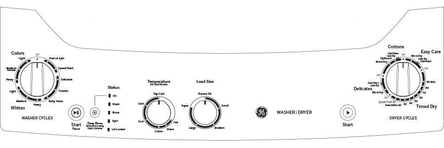 GE WHITE UNITIZED LAUNDRY UNIT - Washers & Dryers - Additional View 15