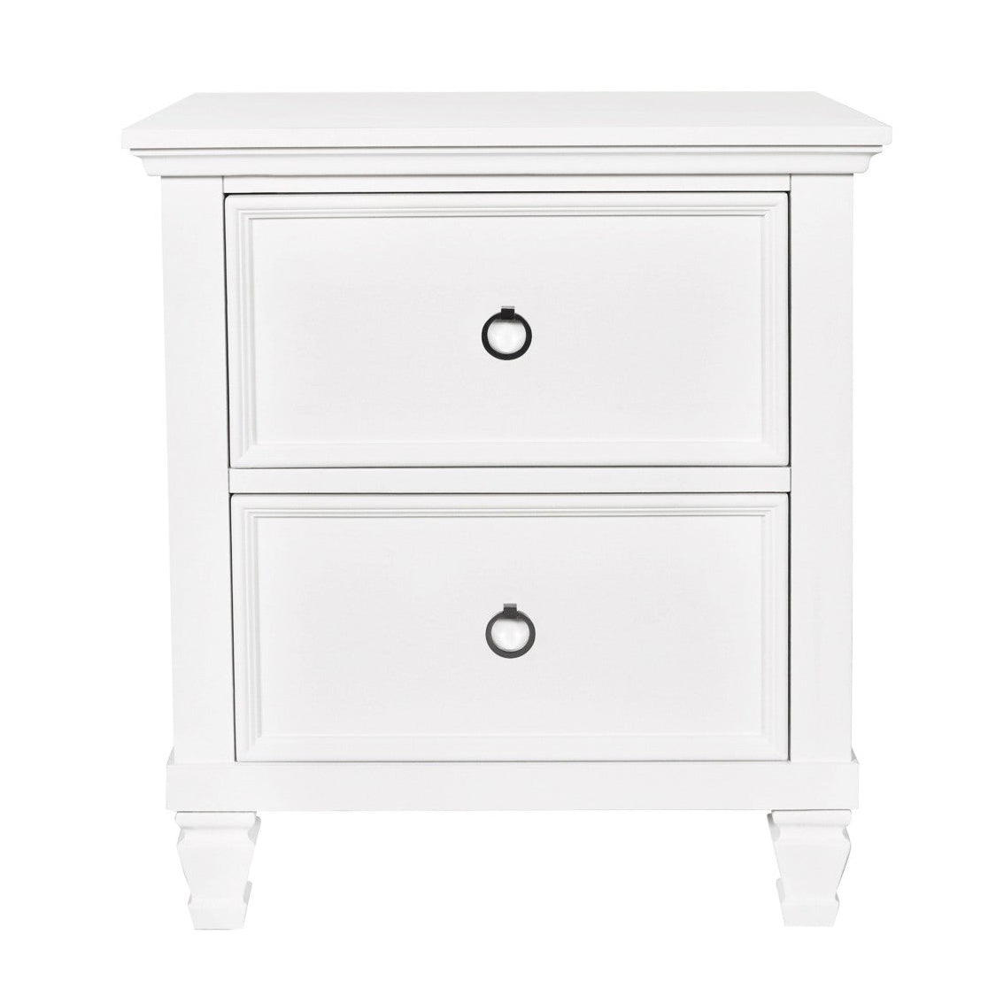New Classic - TAMARACK WHITE NIGHTSTAND - Wood - Nightstands - Additional View 1