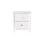 New Classic - TAMARACK WHITE NIGHTSTAND - Wood - Nightstands - Additional View 1