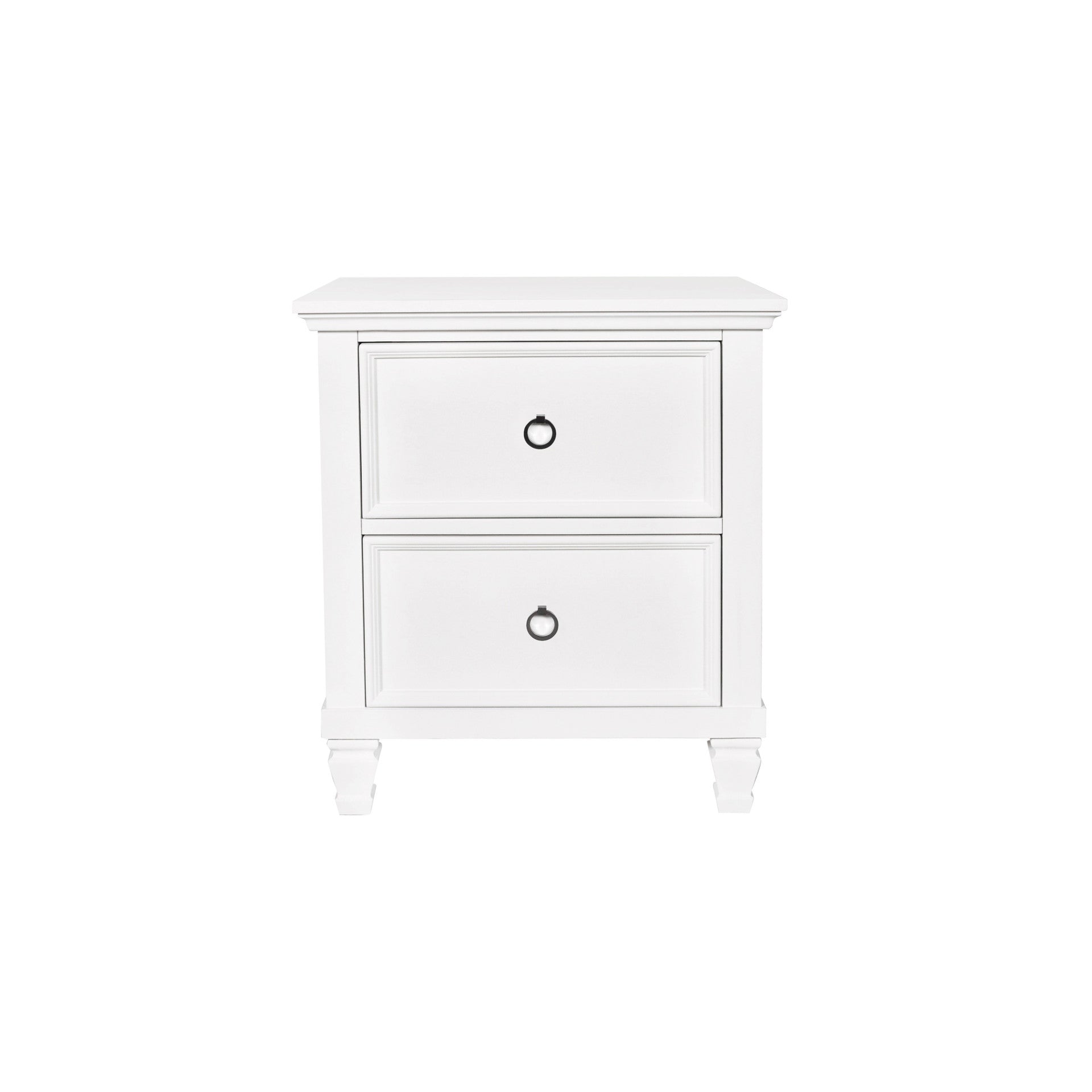 New Classic - TAMARACK WHITE NIGHTSTAND - Wood - Nightstands - Additional View 1