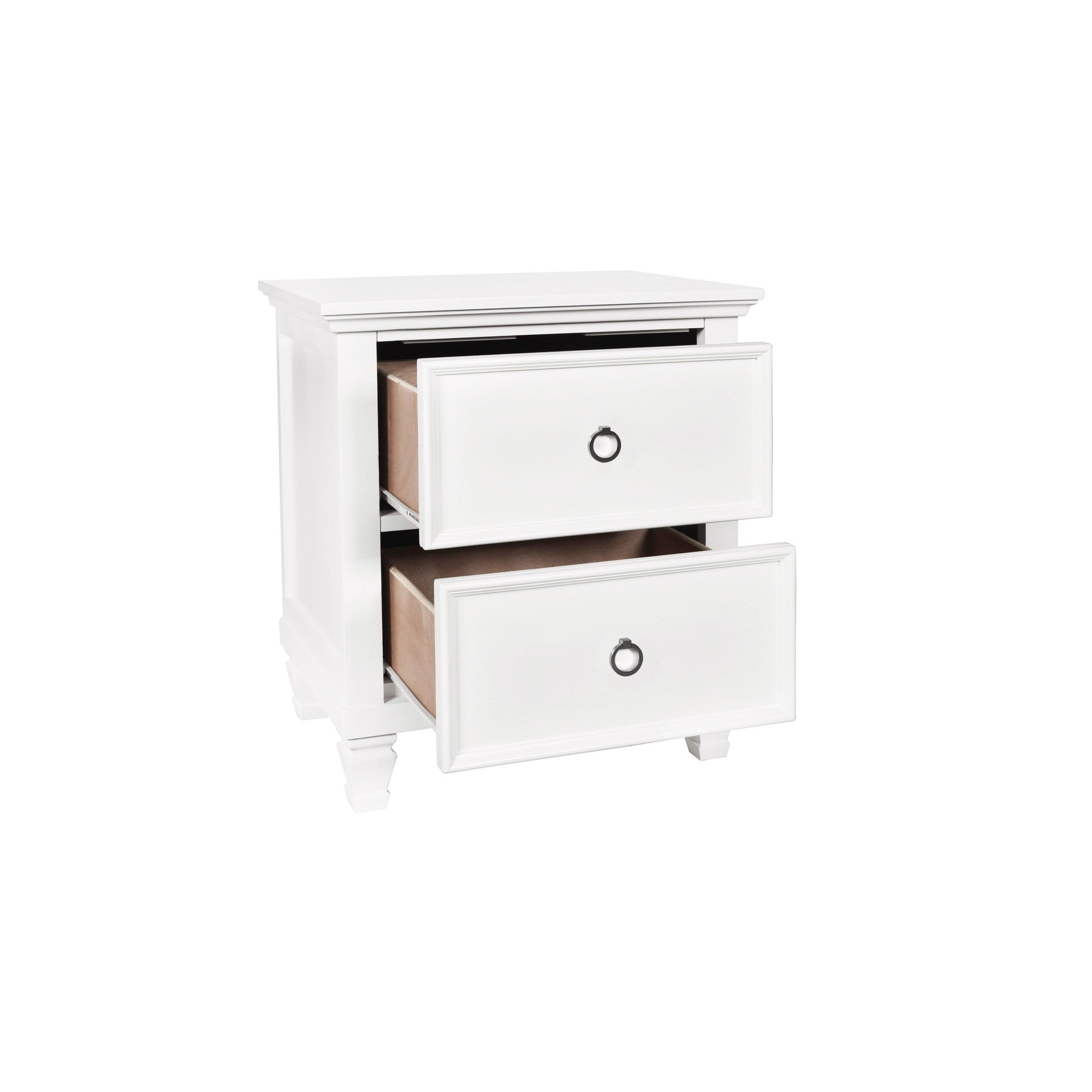 New Classic - TAMARACK WHITE NIGHTSTAND - Wood - Nightstands - Additional View 2