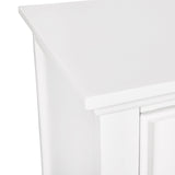 New Classic - TAMARACK WHITE NIGHTSTAND - Wood - Nightstands - Additional View 4