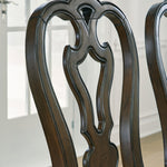 Ashley Furniture - Maylee Dining Side Chair - Dark Brown Fabric|Wood - Chairs - Additional View 5