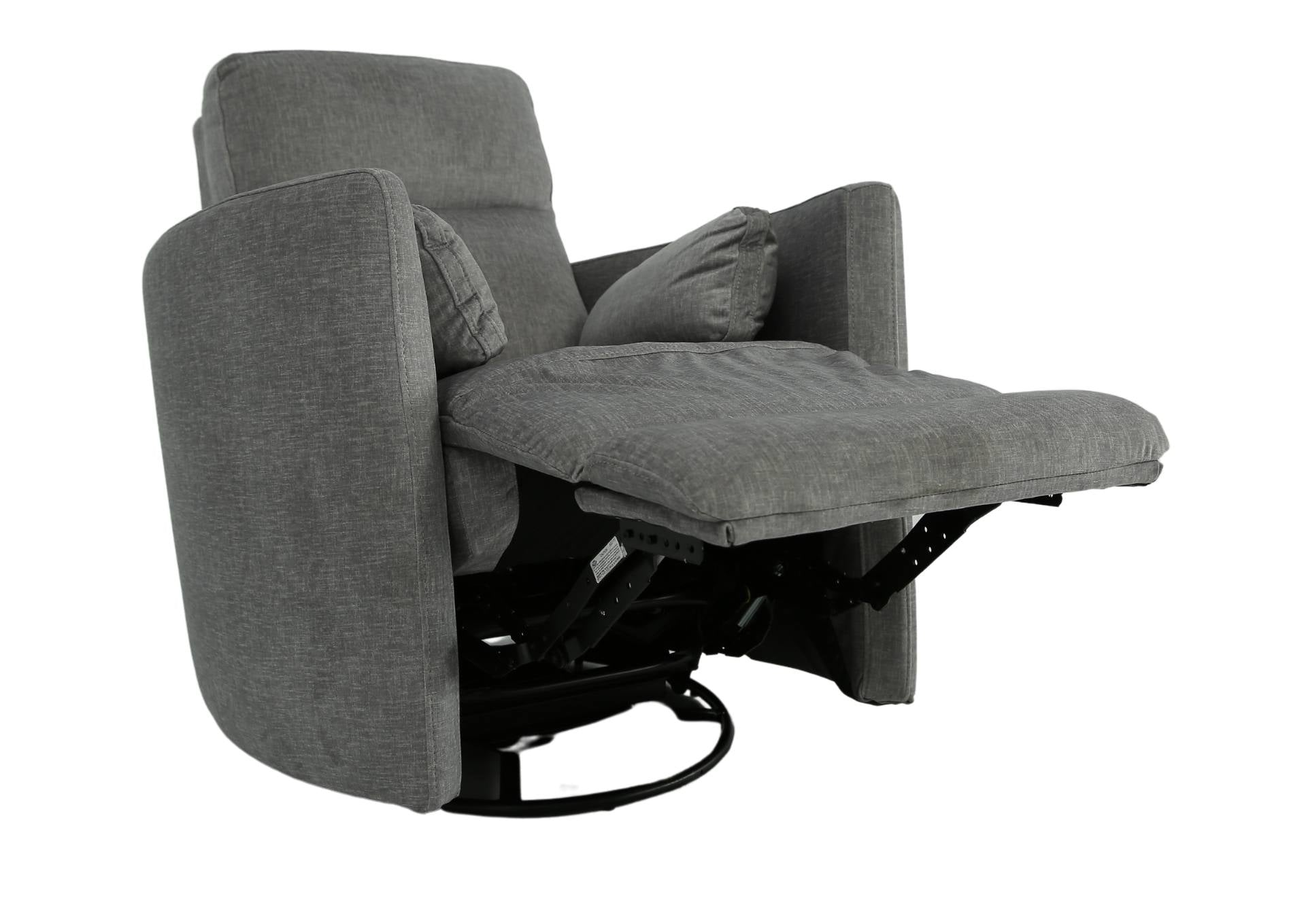 Leland Swivel Recliner - Dove - Additional View 2