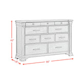 Elements International - KINGS COURT BLACK DRESSER - Wood - Dresser & Mirror - Additional View 1
