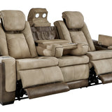 Ashley Furniture - Next-Gen Power Sofa - Sand - Beige Faux Leather - Sofas - Additional View 2