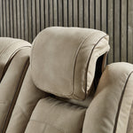 Ashley Furniture - Next-Gen Power Sofa - Sand - Beige Faux Leather - Sofas - Additional View 6