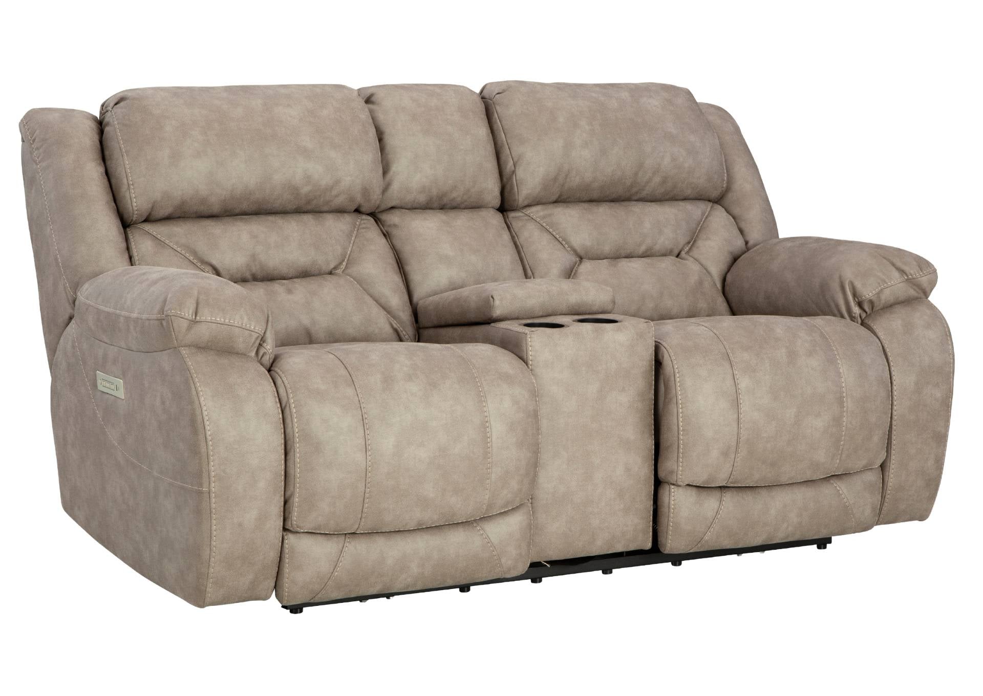 Skywalker Power Loveseat With Console - Fog