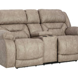 Skywalker Power Loveseat With Console - Fog