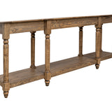 International Furniture Direct - WIMBERLY SOFA TABLE - Light Brown Wood - Tables