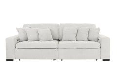 LACHLAN NICKEL POWER SOFA WITH SLIDING SEATS - Additional View 1