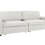 LACHLAN NICKEL POWER SOFA WITH SLIDING SEATS - Additional View 2
